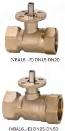 霍尼韦尔VBF16..E和VBH16..E产品图 1